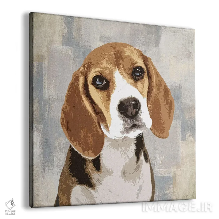تابلو دکوراتیو بیگل اثر کری راجرز - نمای پرسپکتیو محصول