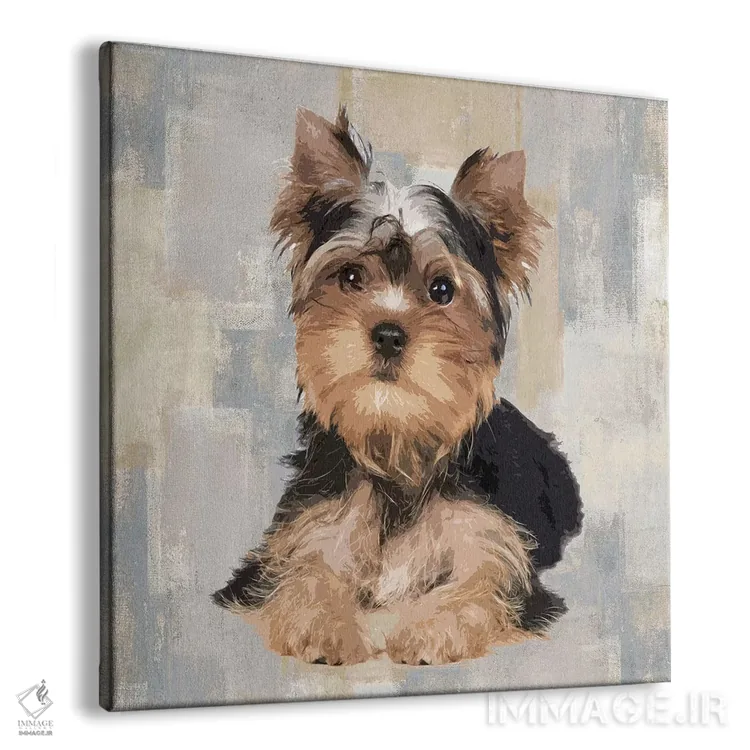 تابلو دکوراتیو تریر یورکشایر اثر کری راجرز - نمای پرسپکتیو محصول