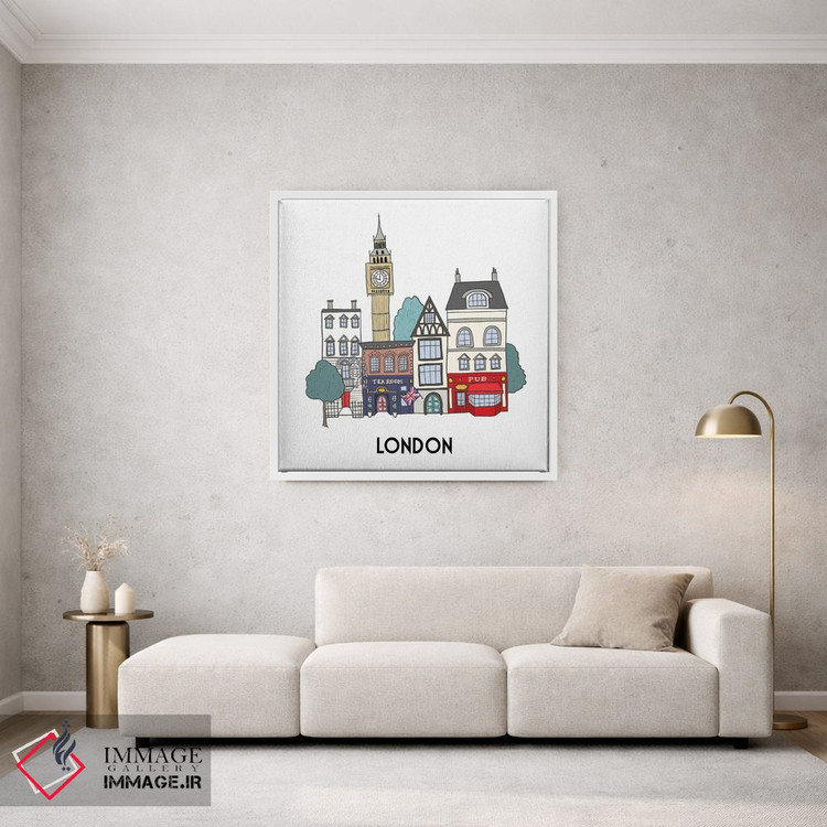 تابلو دکوراتیو لندن اثر کریستینا هولت کرانتز - D1W