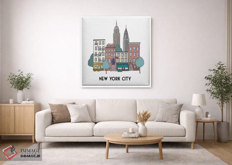 تابلو دکوراتیو نیویورک اثر کریستینا هولت کرانتز - D1W