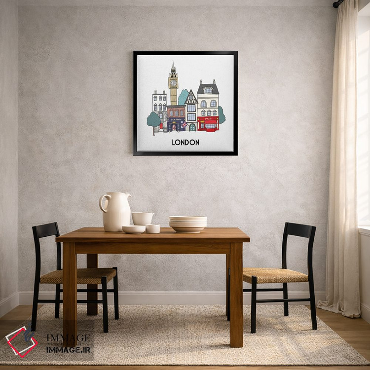 تابلو دکوراتیو لندن اثر کریستینا هولت کرانتز - D4B