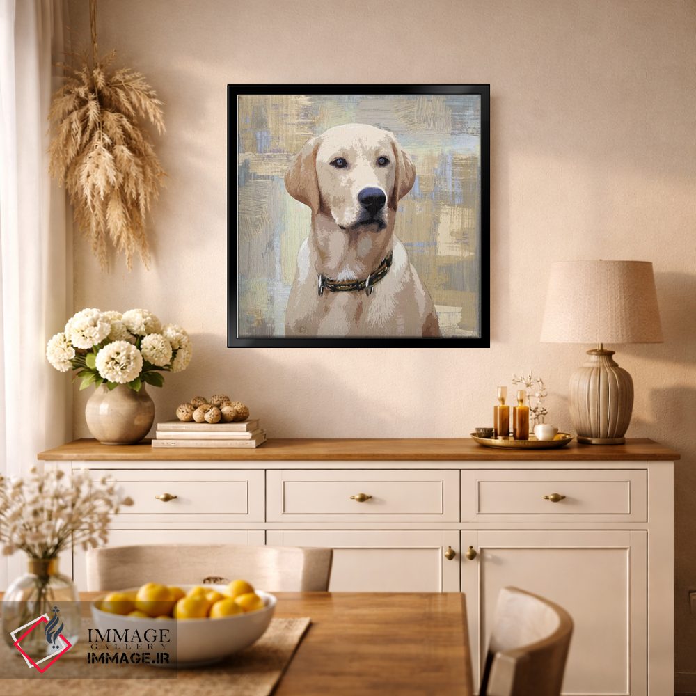 تابلو دکوراتیو لابرادور رتریور اثر کری راجرز - D1B