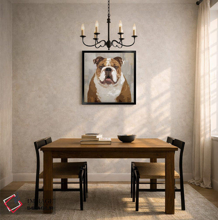 تابلو دکوراتیو بولداگ اثر کری راجرز - D5B