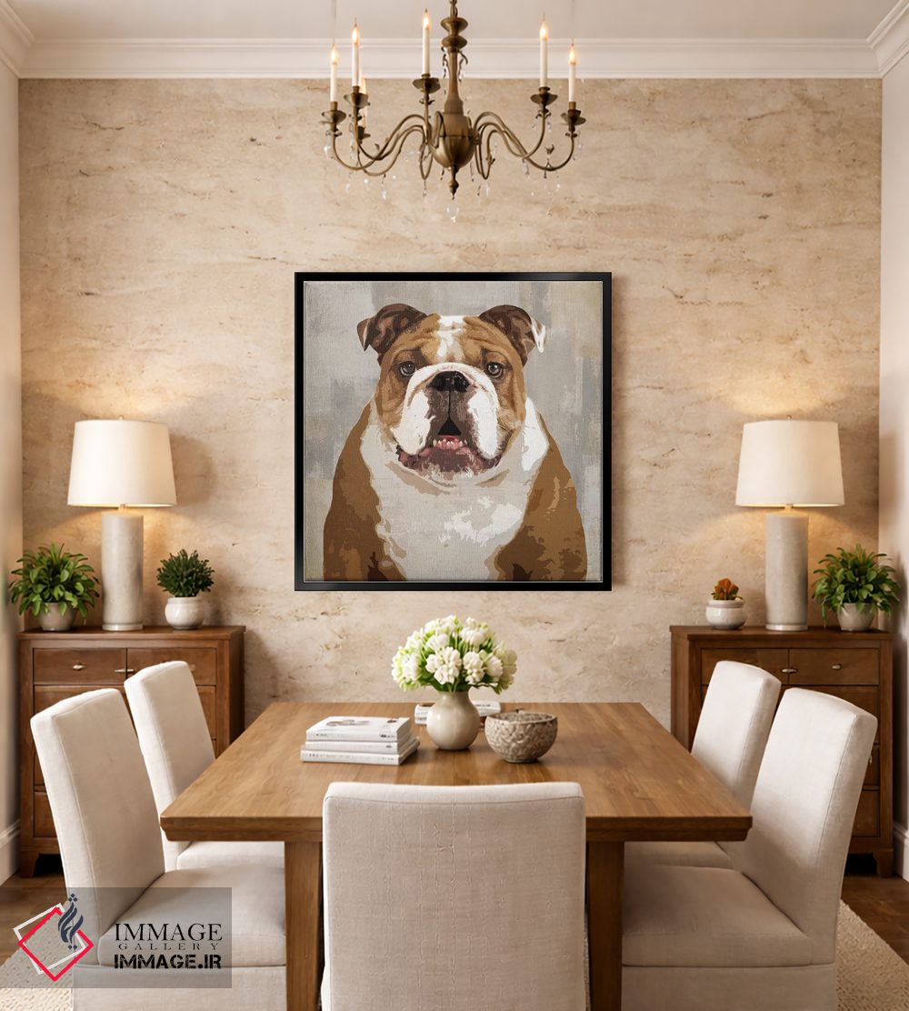 تابلو دکوراتیو بولداگ اثر کری راجرز - D3B