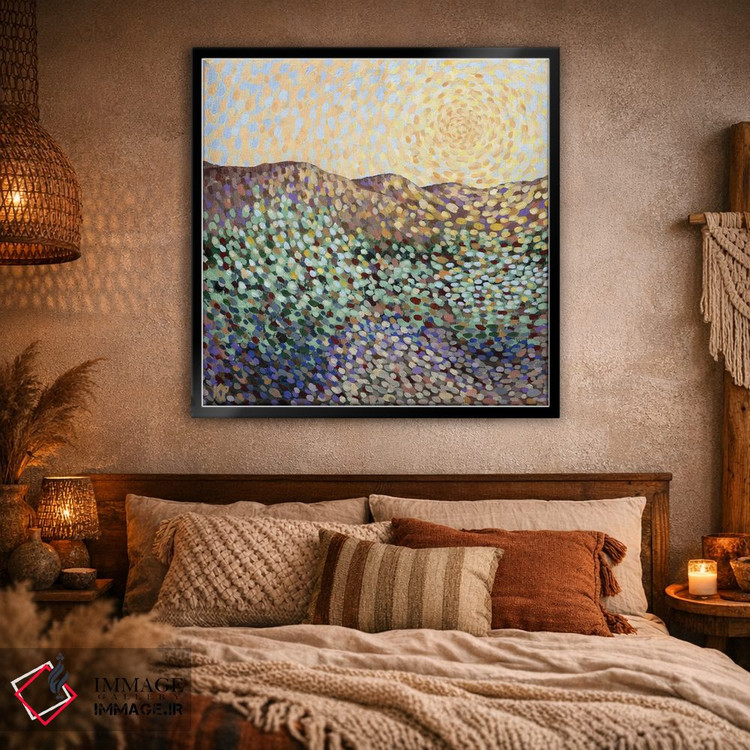 تابلو دکوراتیو نور درخشان اثر کریستن لی - D1B