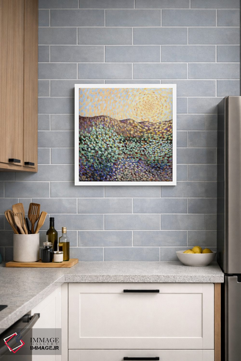 تابلو دکوراتیو نور درخشان اثر کریستن لی - D4W