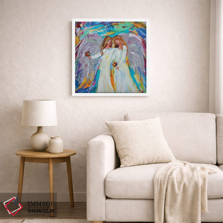 تابلو دکوراتیو فرشتگان دوست اثر کارن تارلتون - D5W