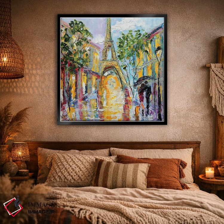 تابلو دکوراتیو خاطره ای از پاریس اثر کارن تارلتون - D1B