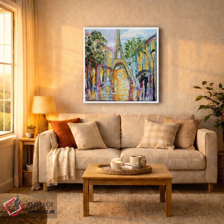 تابلو دکوراتیو خاطره ای از پاریس اثر کارن تارلتون - D4W