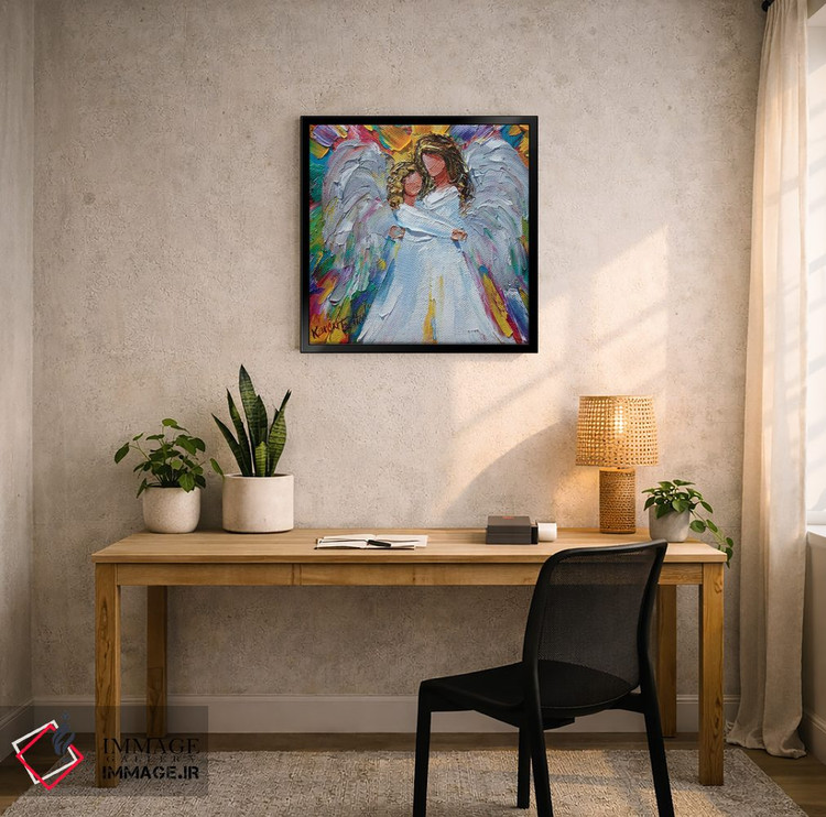 تابلو دکوراتیو آغوش فرشته اثر کارن تارلتون - D5B