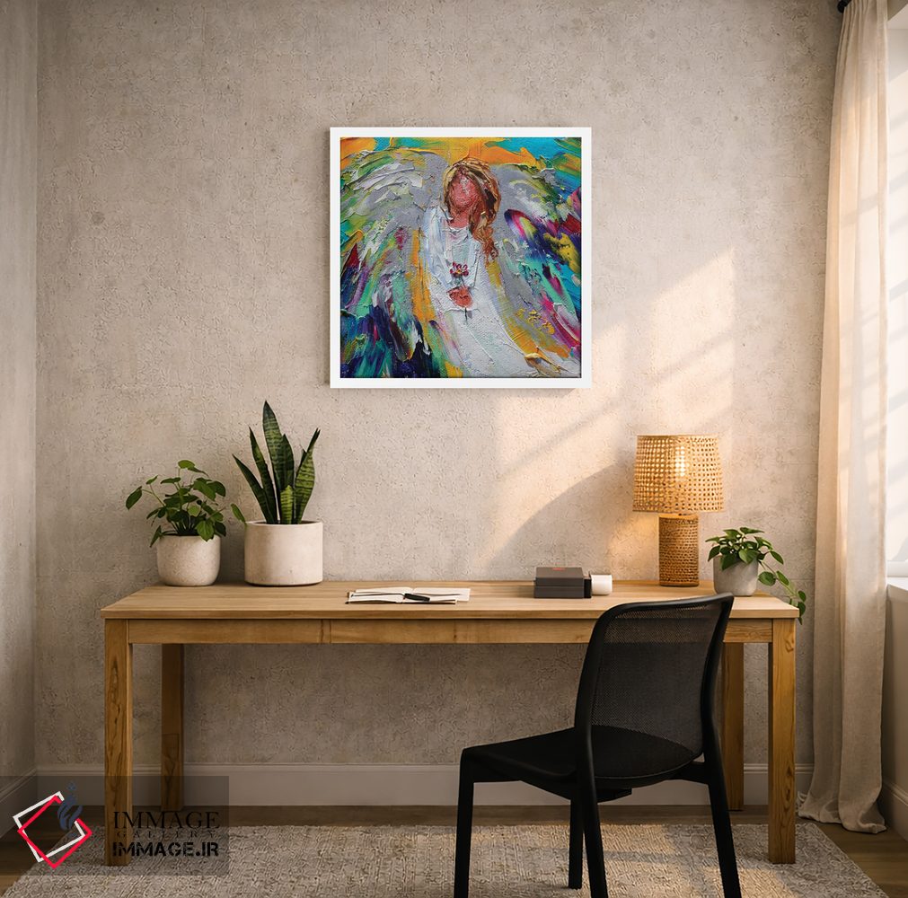 تابلو دکوراتیو فرشته بهاری شادی اثر کارن تارلتون - D4W