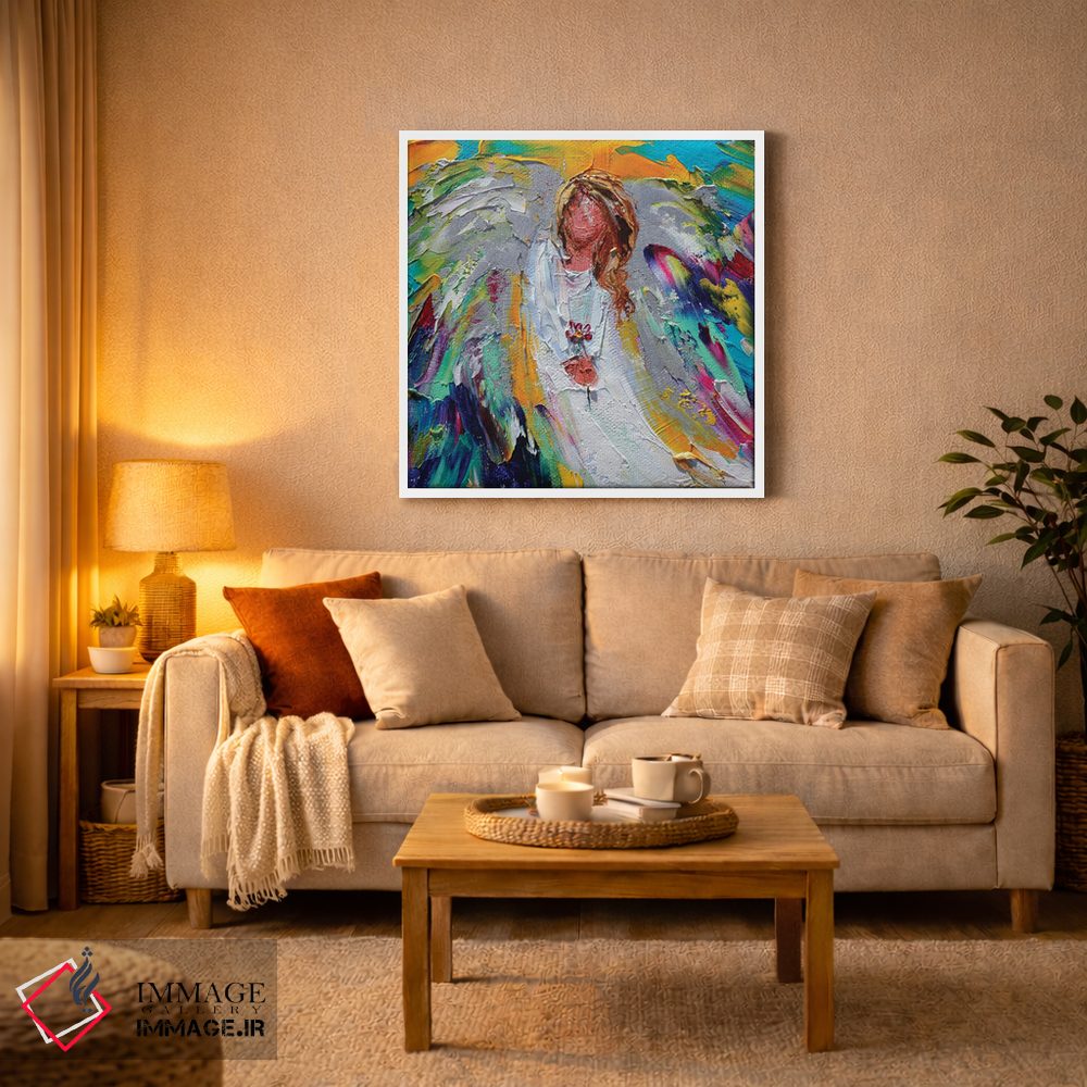 تابلو دکوراتیو فرشته بهاری شادی اثر کارن تارلتون - D3W