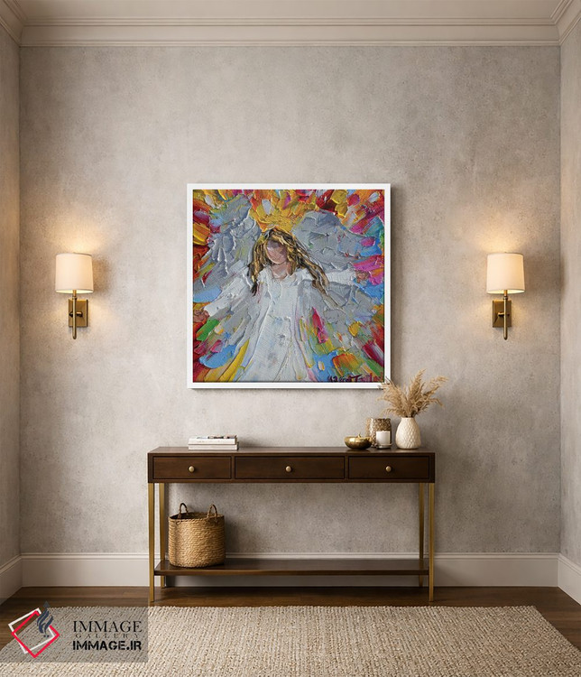 تابلو دکوراتیو شادی فرشته اثر کارن تارلتون - D2W
