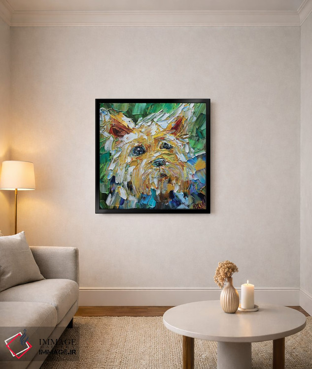 تابلو دکوراتیو یورکی اثر کارن تارلتون - D2B