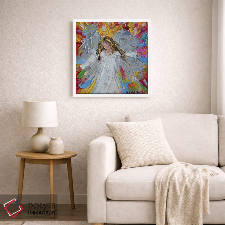 تابلو دکوراتیو شادی فرشته اثر کارن تارلتون - D5W