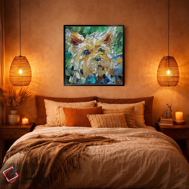 تابلو دکوراتیو یورکی اثر کارن تارلتون - D6B