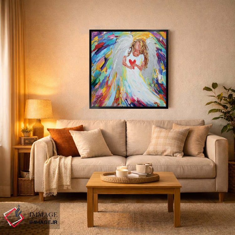 تابلو دکوراتیو فرشته عشق اثر کارن تارلتون - D3B