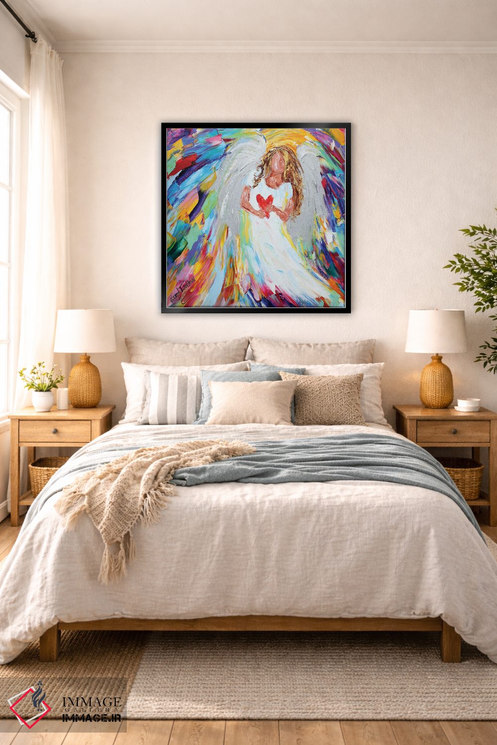تابلو دکوراتیو فرشته عشق اثر کارن تارلتون - D6B