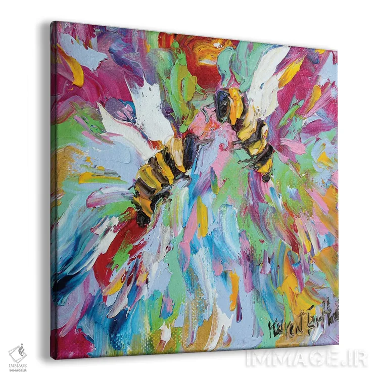 تابلو دکوراتیو شاد باش اثر کارن تارلتون - نمای پرسپکتیو محصول