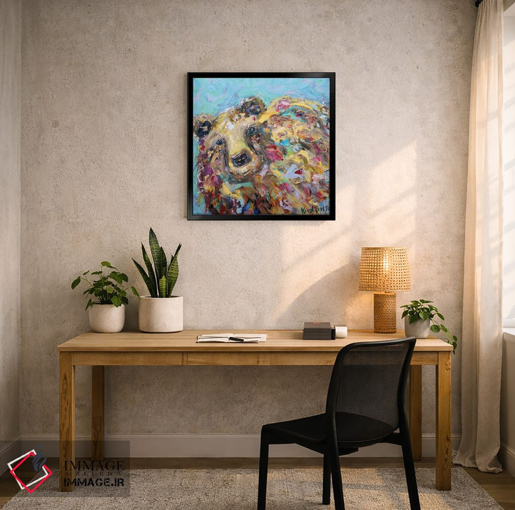 تابلو دکوراتیو خرس اثر کارن تارلتون - D4B