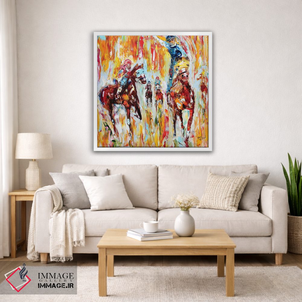 تابلو دکوراتیو زوزه سم ها در دربی کنتاکی اثر کارن تارلتون - D2W