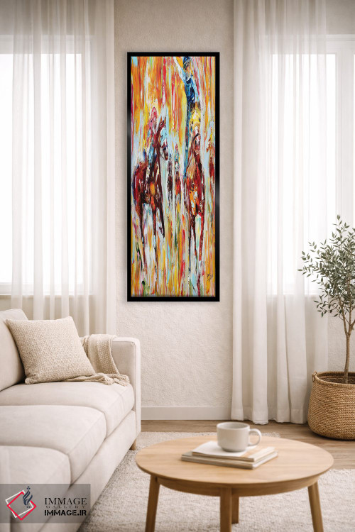 تابلو دکوراتیو زوزه سم ها در دربی کنتاکی اثر کارن تارلتون - D5B