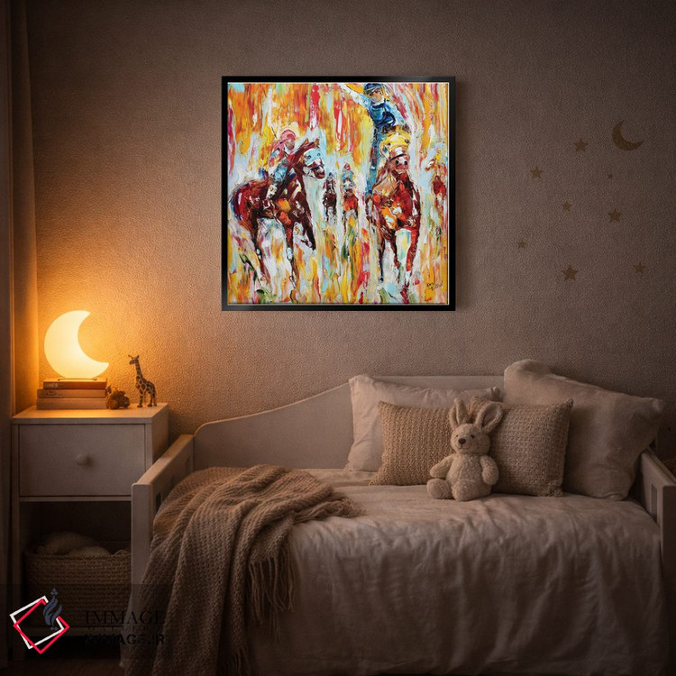 تابلو دکوراتیو زوزه سم ها در دربی کنتاکی اثر کارن تارلتون - D4B