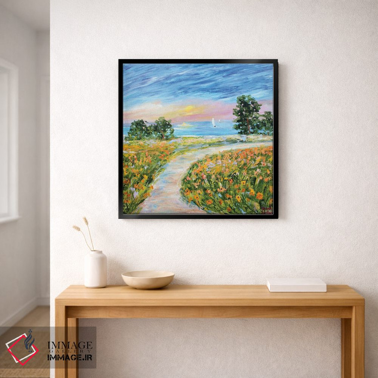 تابلو دکوراتیو شقایق های ساحلی اثر کارن تارلتون - D2B