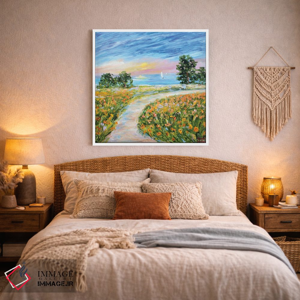 تابلو دکوراتیو شقایق های ساحلی اثر کارن تارلتون - D3W