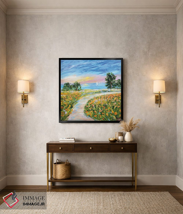 تابلو دکوراتیو شقایق های ساحلی اثر کارن تارلتون - D5B