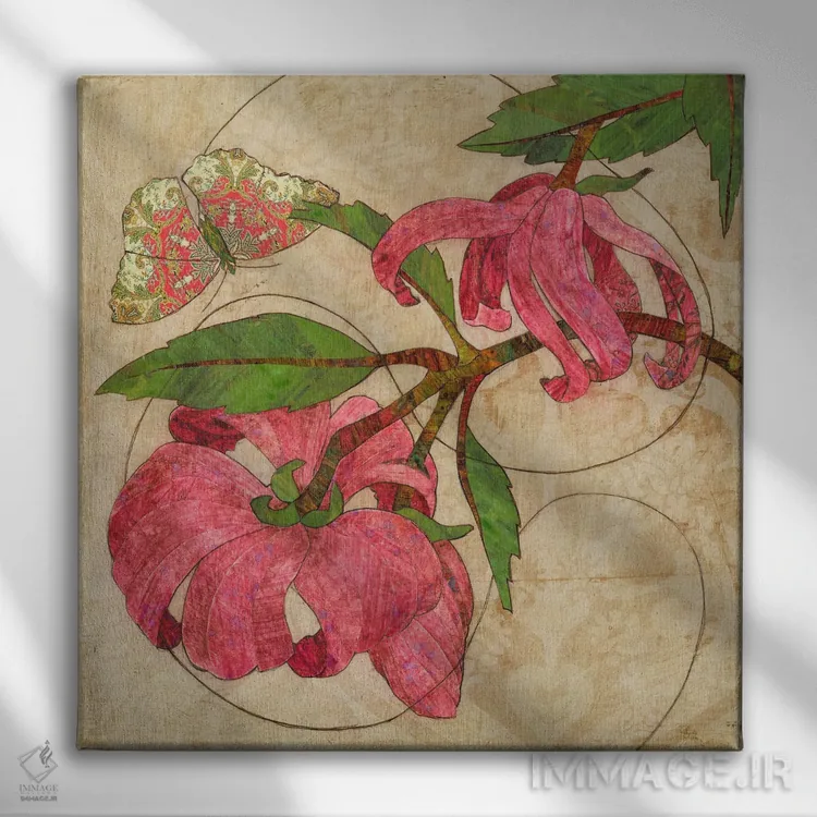 تابلو دکوراتیو محاصره کردن اثر کارن سیکیه - نمای روبهرو روی دیوار