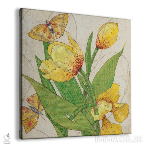 تابلو دکوراتیو درهم تنیده اثر کارن سیکیه - نمای پرسپکتیو محصول