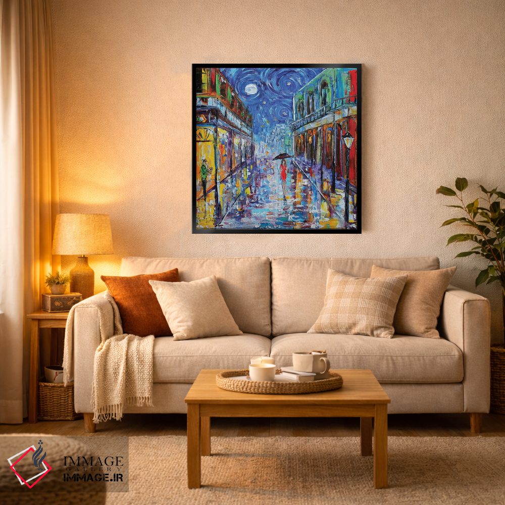 تابلو دکوراتیو ماه در محله فرانسوی نیواورلئان اثر کارن تارلتون - D4B