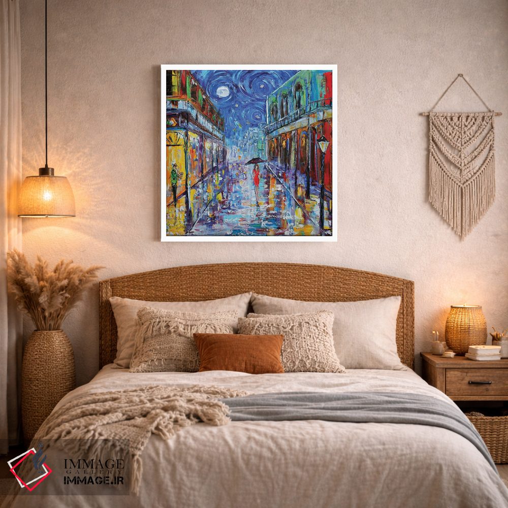 تابلو دکوراتیو ماه در محله فرانسوی نیواورلئان اثر کارن تارلتون - D3W