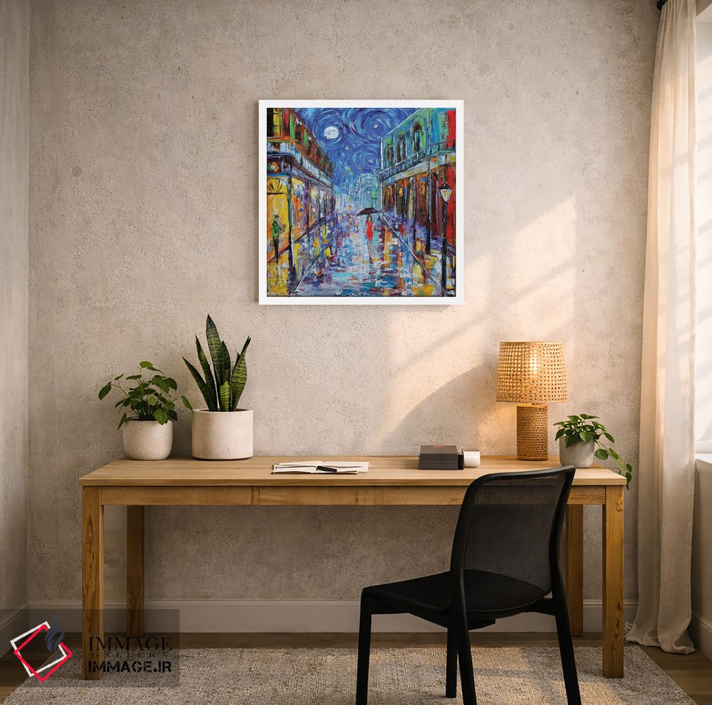 تابلو دکوراتیو ماه در محله فرانسوی نیواورلئان اثر کارن تارلتون - D6W