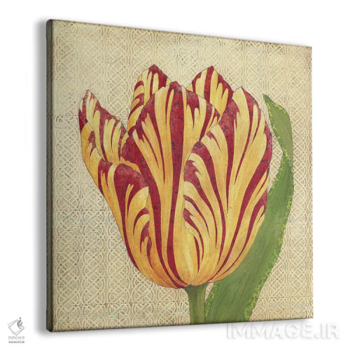 تابلو دکوراتیو لاله آتشین اثر کارن سیکیه - نمای پرسپکتیو محصول