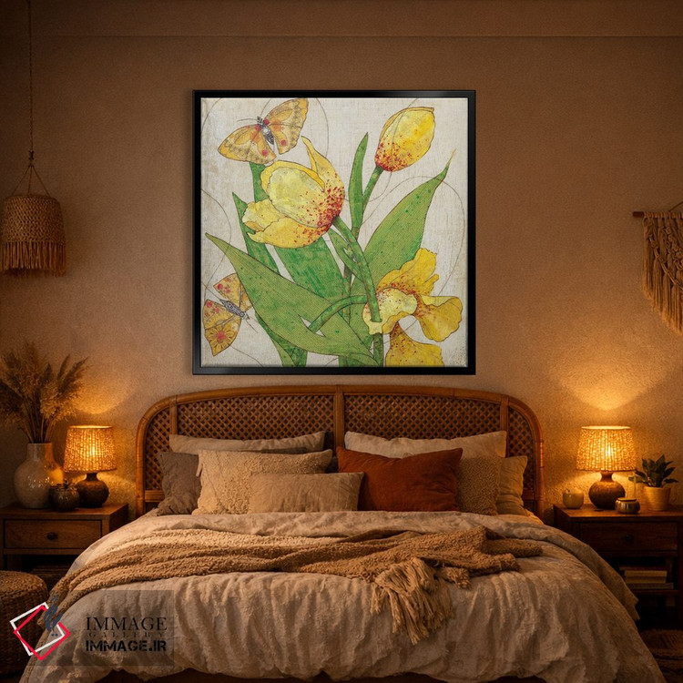 تابلو دکوراتیو درهم تنیده اثر کارن سیکیه - D1B