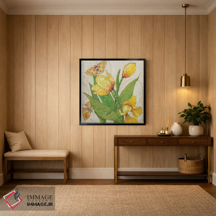 تابلو دکوراتیو درهم تنیده اثر کارن سیکیه - D3B