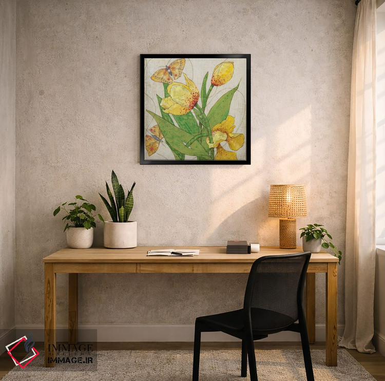 تابلو دکوراتیو درهم تنیده اثر کارن سیکیه - D6B