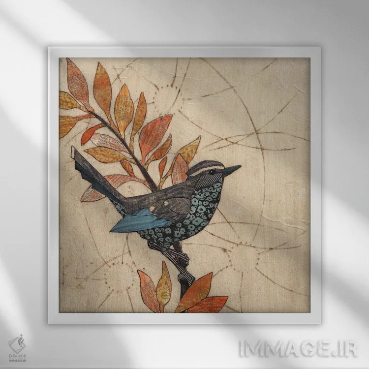 تابلو دکوراتیو پری ساوند اثر کارن سیکیه - نمای قابدار سفید