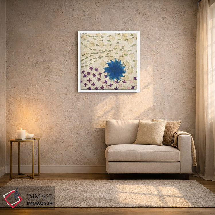 تابلو دکوراتیو پنل راست چندجهانی اثر کارن سیکیه - D2W