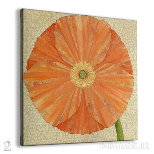 تابلو دکوراتیو شقایق کالیفرنیا اثر کارن سیکیه - نمای پرسپکتیو محصول