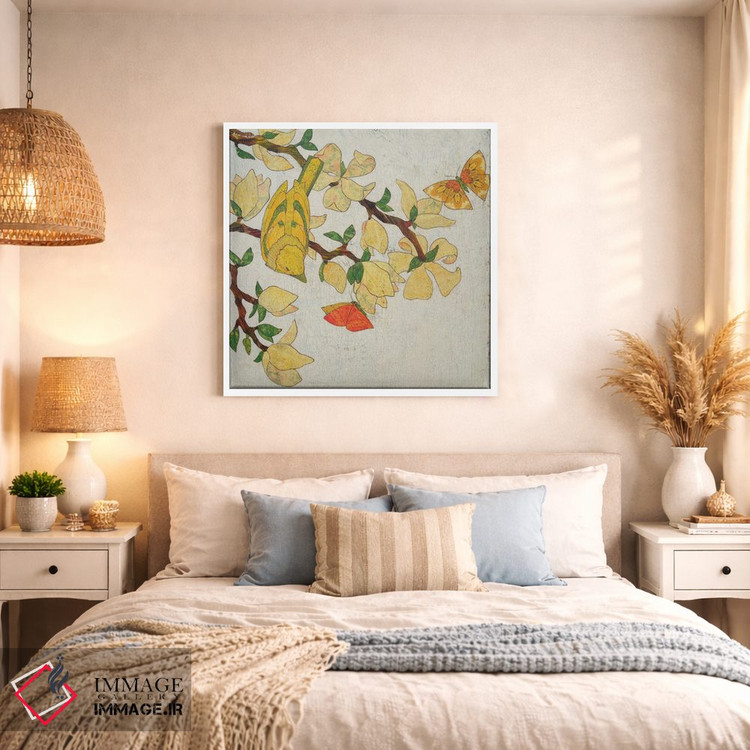 تابلو دکوراتیو داستان پرنده زرد اثر کارن سیکیه - D1W