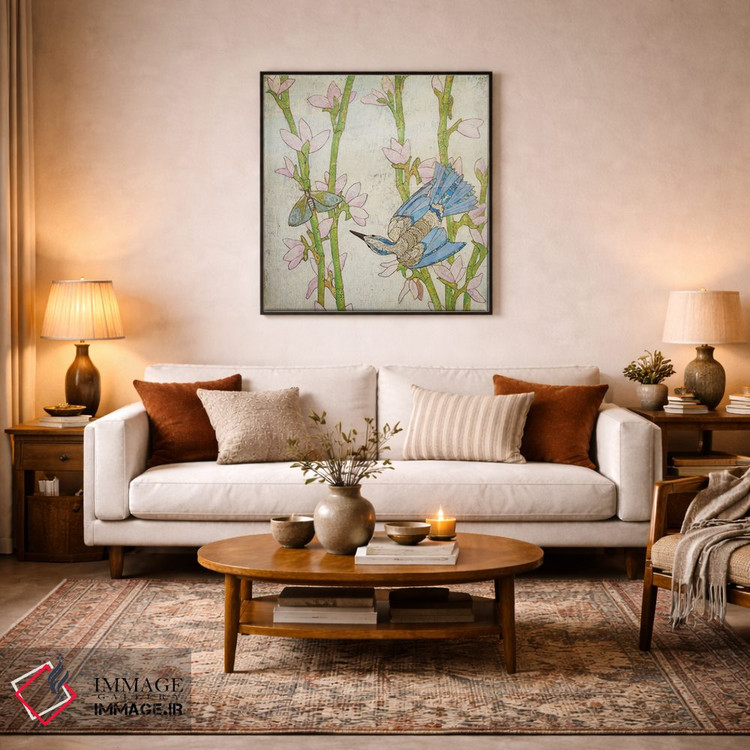 تابلو دکوراتیو داستان پرنده آبی اثر کارن سیکیه - D4B