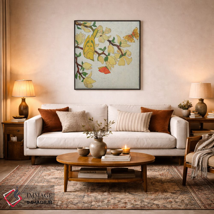 تابلو دکوراتیو داستان پرنده زرد اثر کارن سیکیه - D4B