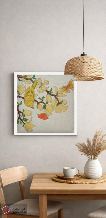 تابلو دکوراتیو داستان پرنده زرد اثر کارن سیکیه - D3W