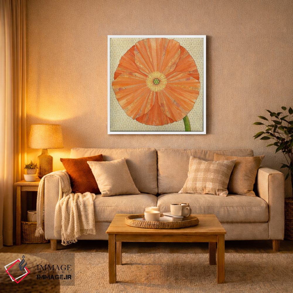 تابلو دکوراتیو شقایق کالیفرنیا اثر کارن سیکیه - D2W