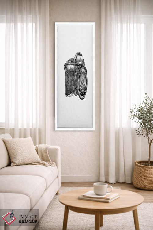 تابلو دکوراتیو لنز دوربین کوهستانی اثر کاری سلون - D4W