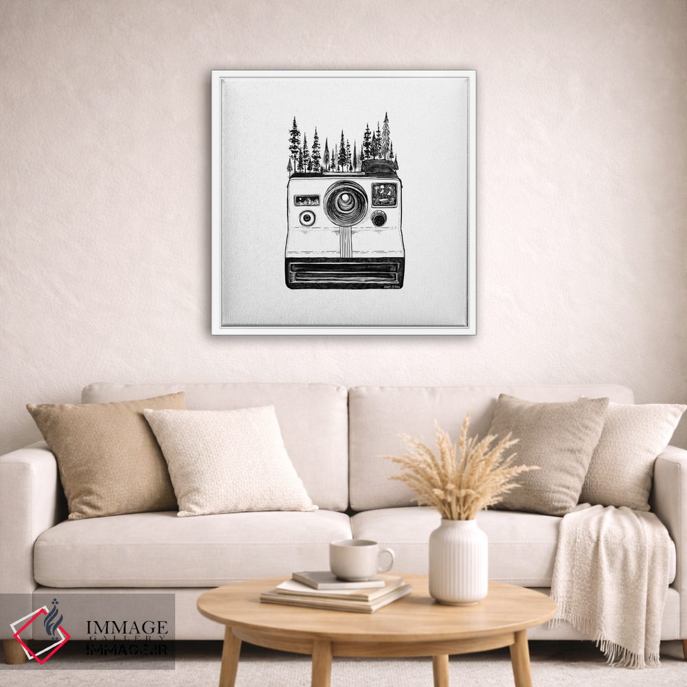 تابلو دکوراتیو پولاروید ۱ اثر کاری سلون - D2W