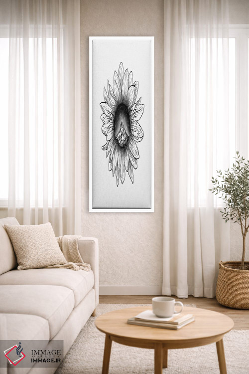 تابلو دکوراتیو آفتابگردان کوهستانی اثر کاری سلون - D4W